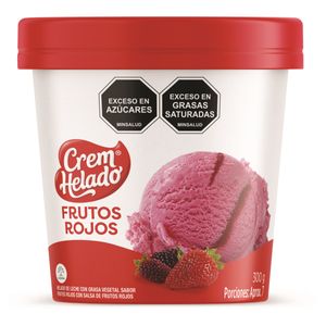 Helado Crem Helado Frutos Rojos
