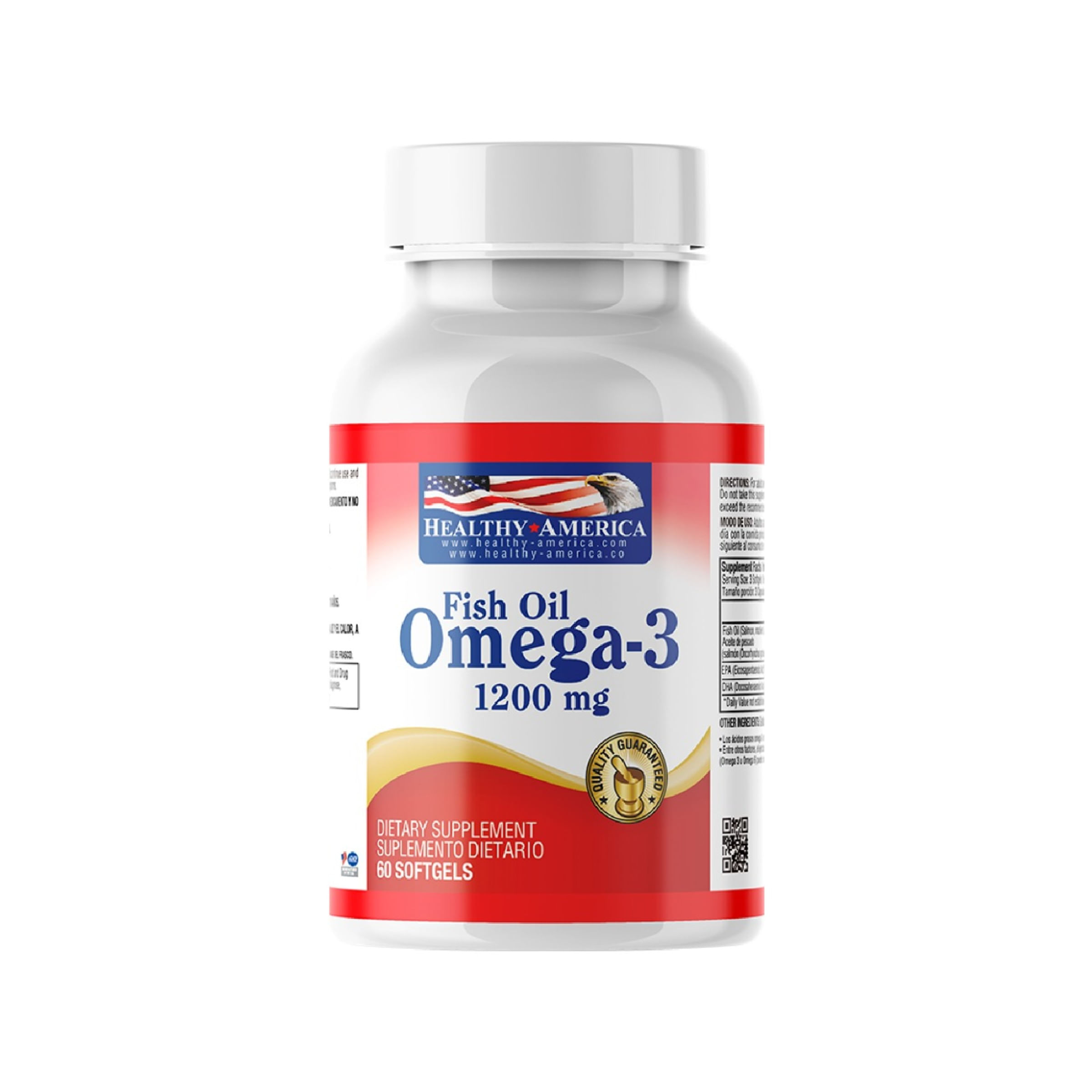 OMEGA-3 FISH OIL 1200 MG HEALTHY AMERICA