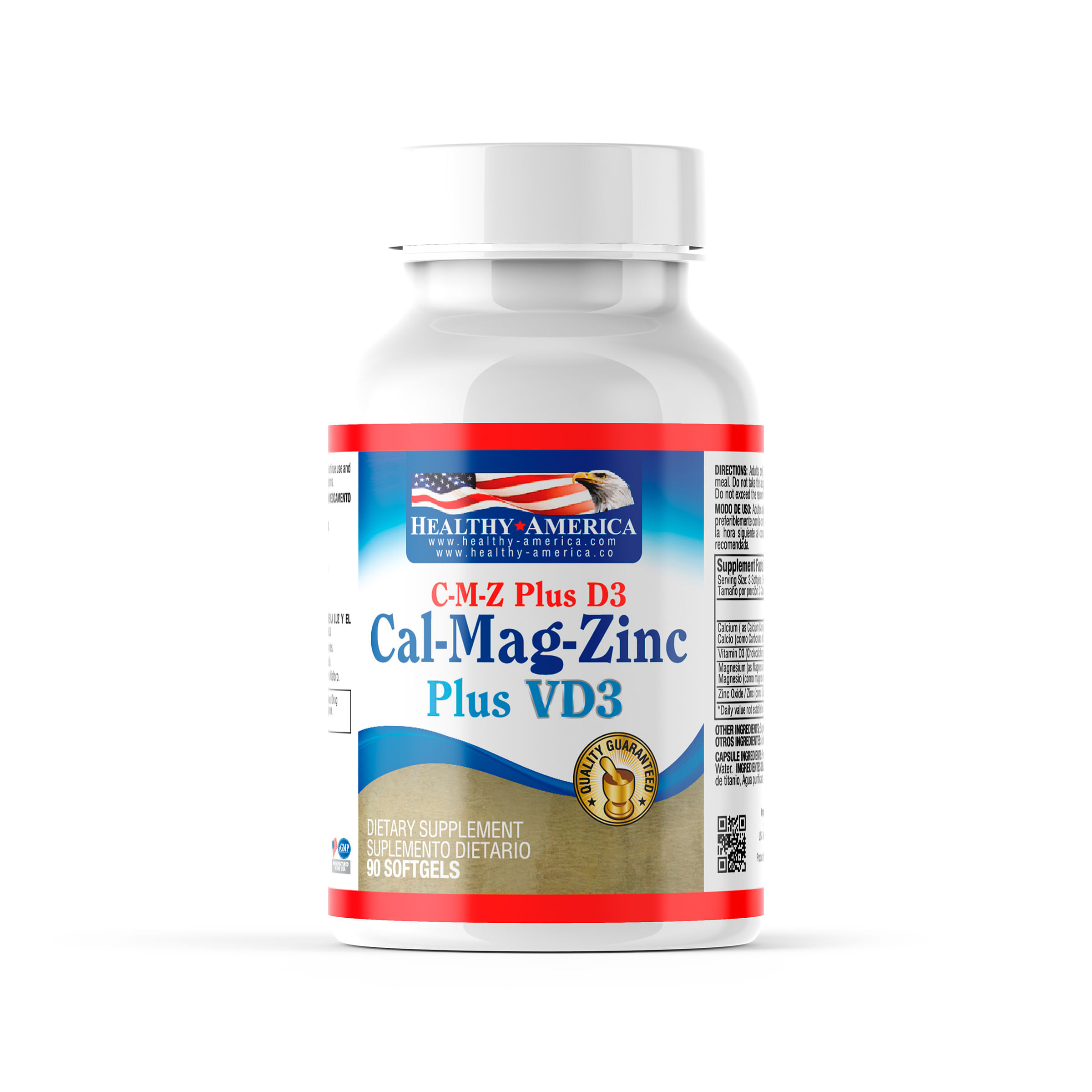 CALCIO MAGNESIO ZINC HEALTHY AMERICA