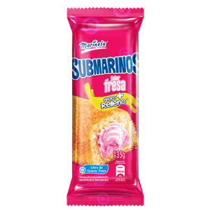 Ponque Submarino Fresa Marinela
