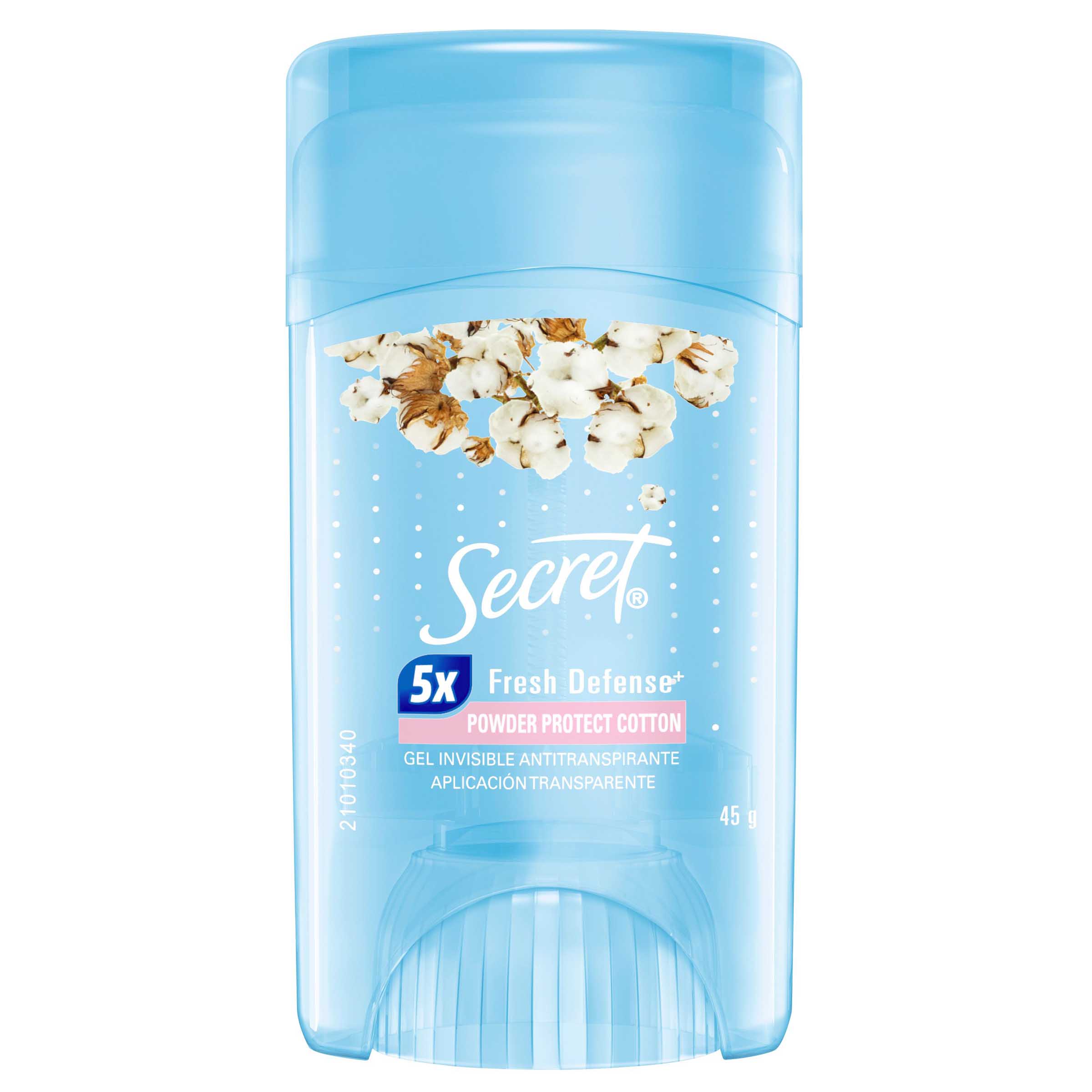 DESODORANTE ANTITRANSPIRANTE SECRET ALGODON POWDER PROTECT GEL
