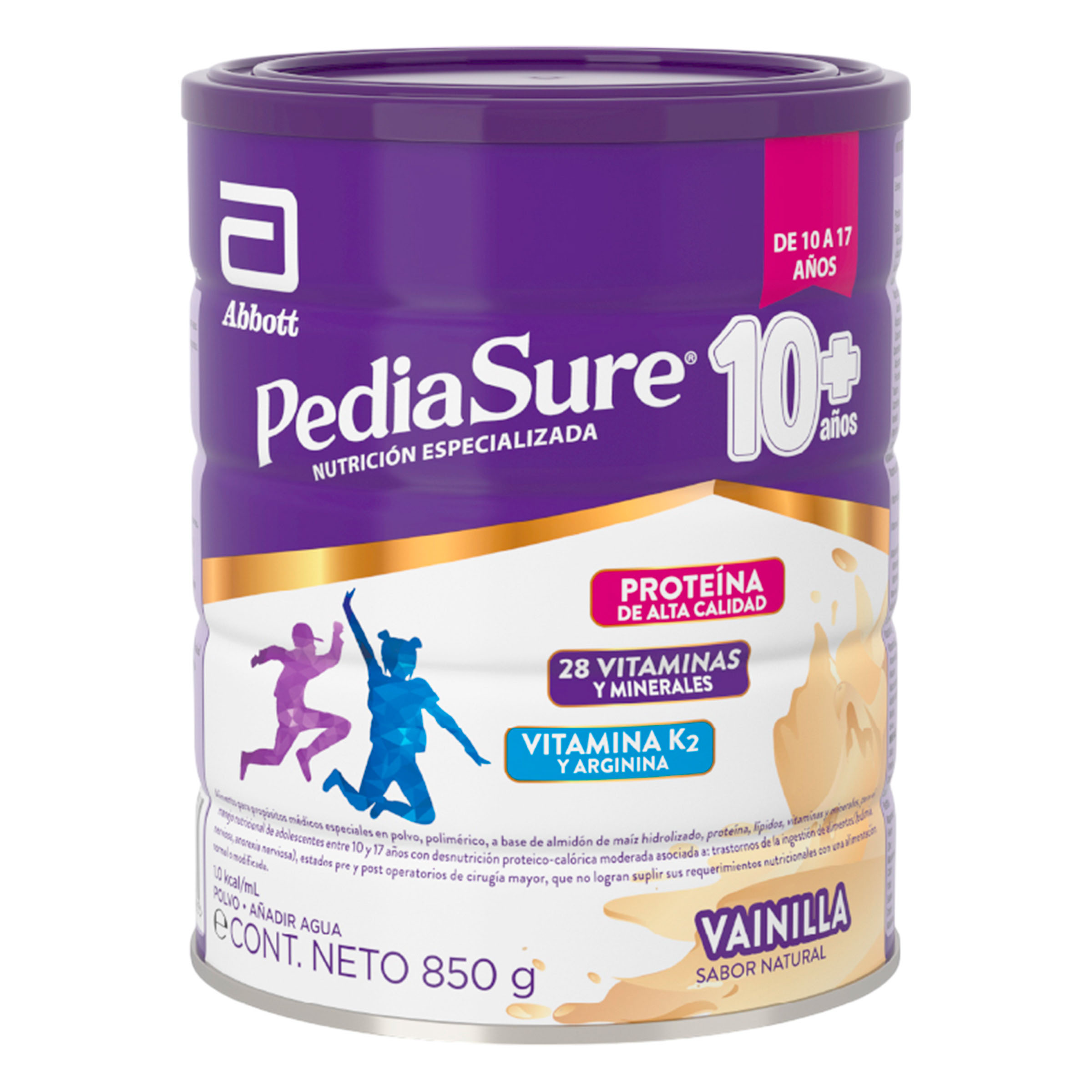 PEDIASURE 10+ VAINILLA POLVO