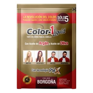 Tintura Liquida 5 Minutos Color-1 Borgoña