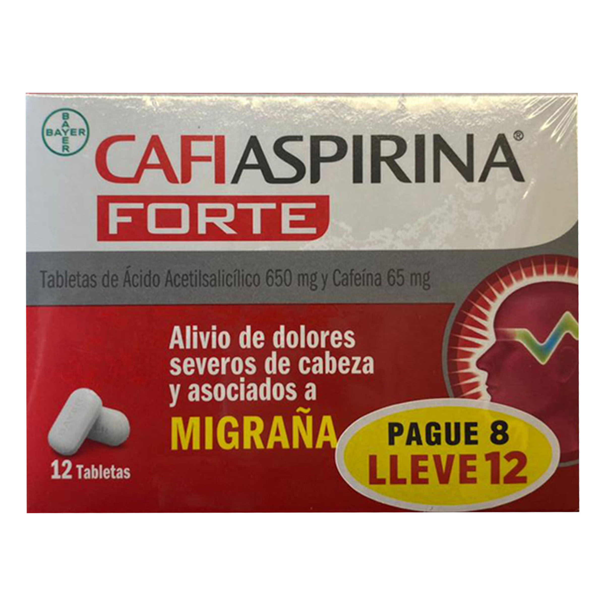 CAFIASPIRINA FORTE PAGUE 8 LLEVE 12