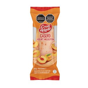 Helado Casero Yogurt Melocoton