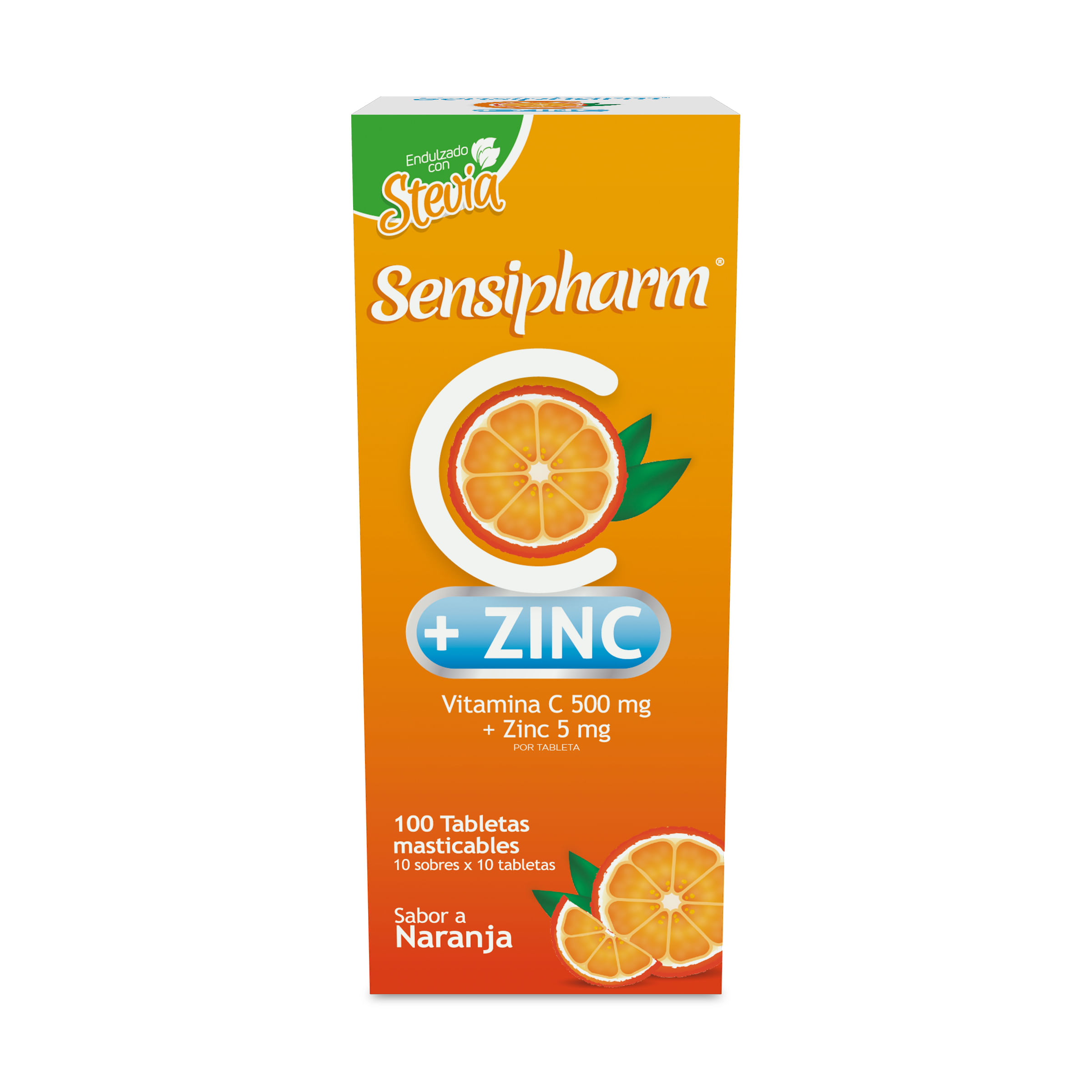 SENSIPHARM VITAMINA C 500 MG + ZINC 5 MG MASTICABLES