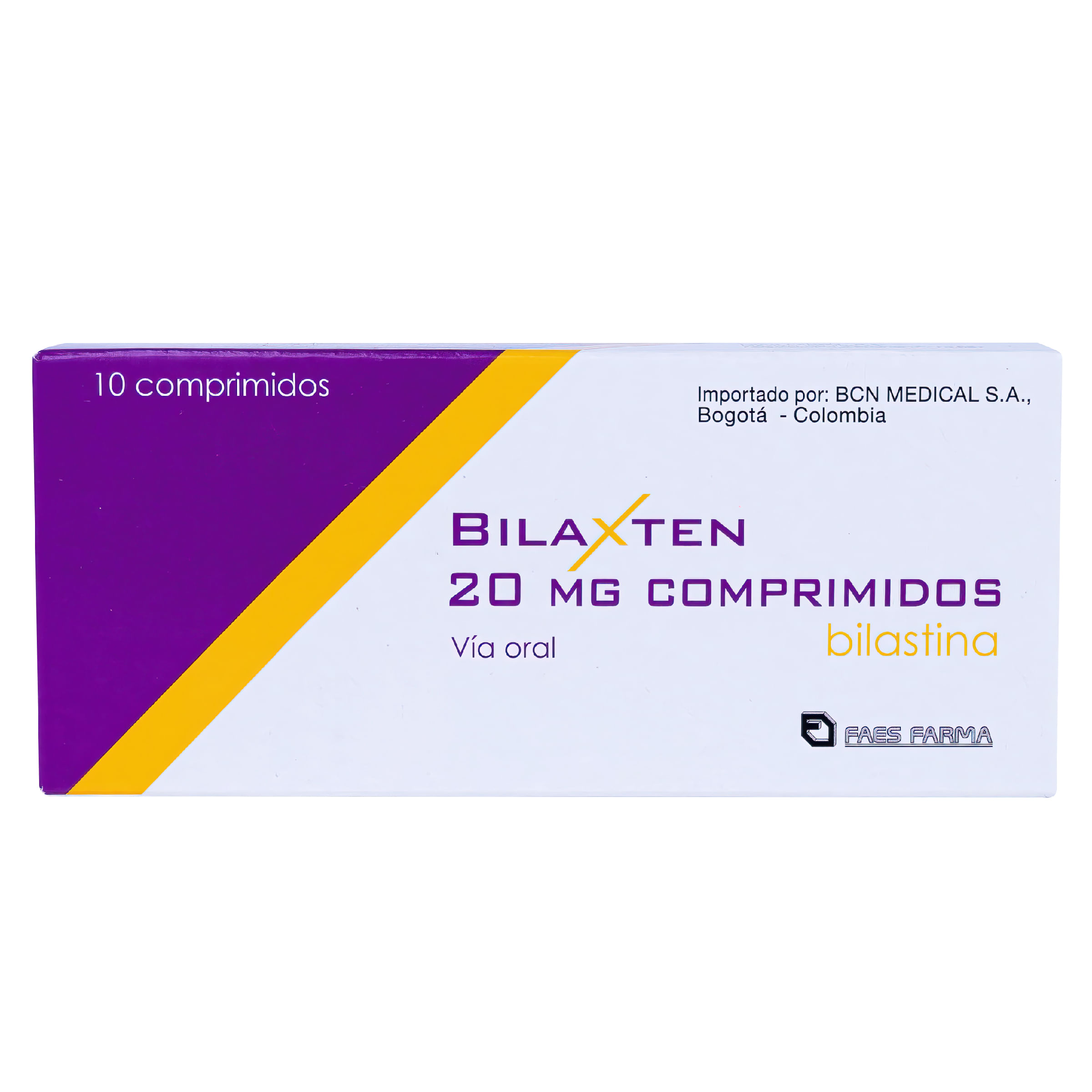 BILAXTEN 20 MG (BILASTINA)