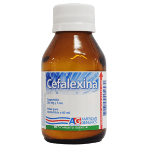CEFALEXINA POLVO SUSPENSION 250 MG (GENFAR)