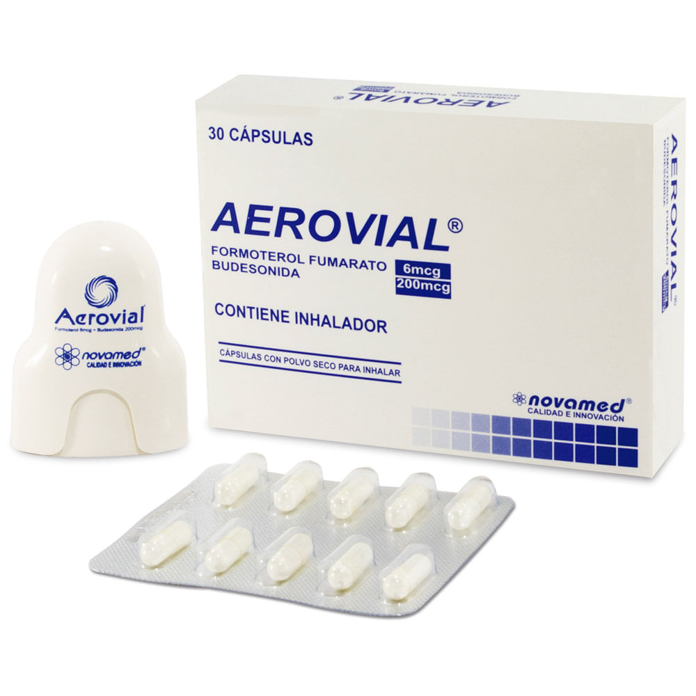 AEROVIAL 200 MCG - 6 MCG CON INHALADOR