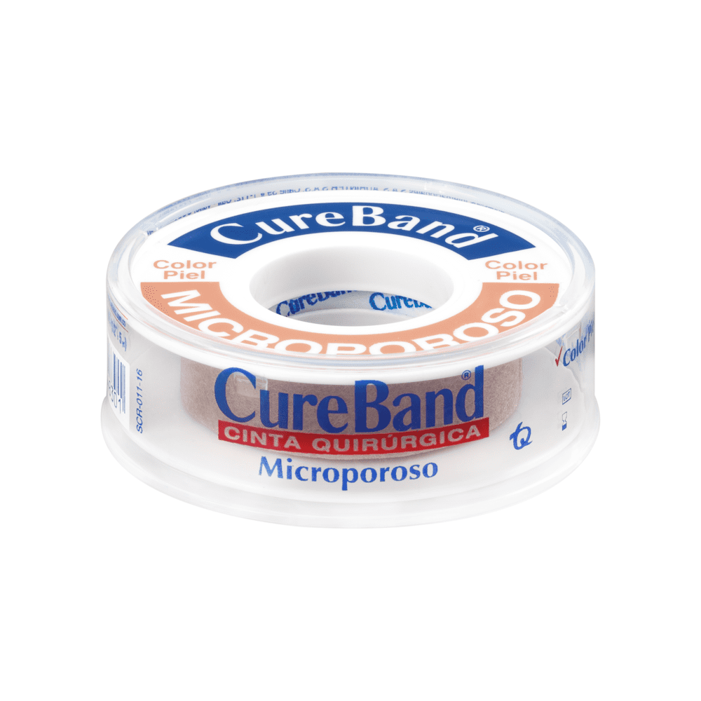 ESPARADRAPO CUREBAND PIEL CARRETE 1/2 X 5 YD