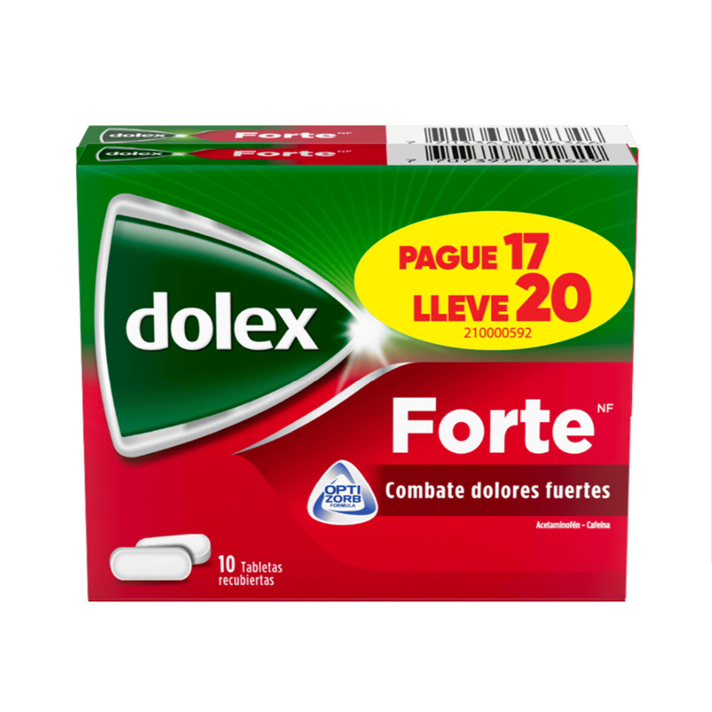 OFERTA DOLEX FORTE 500 MG PAGUE 17 LLEVE 20
