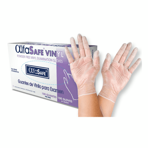 Guante Vinilo Talla M Alfasafe