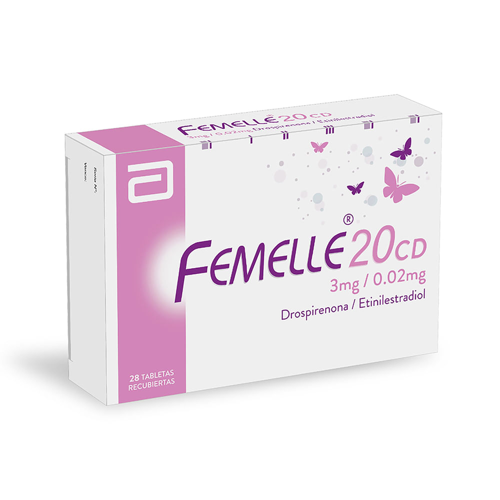 Femelle 20 Cd Tableta Recubierta