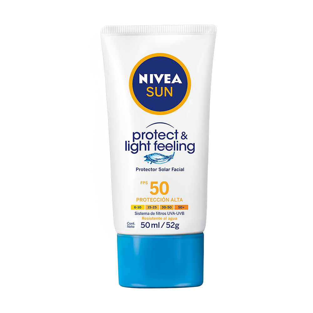 PROTECTOR SOLAR NIVEA SUN LIGHT FACIAL F50