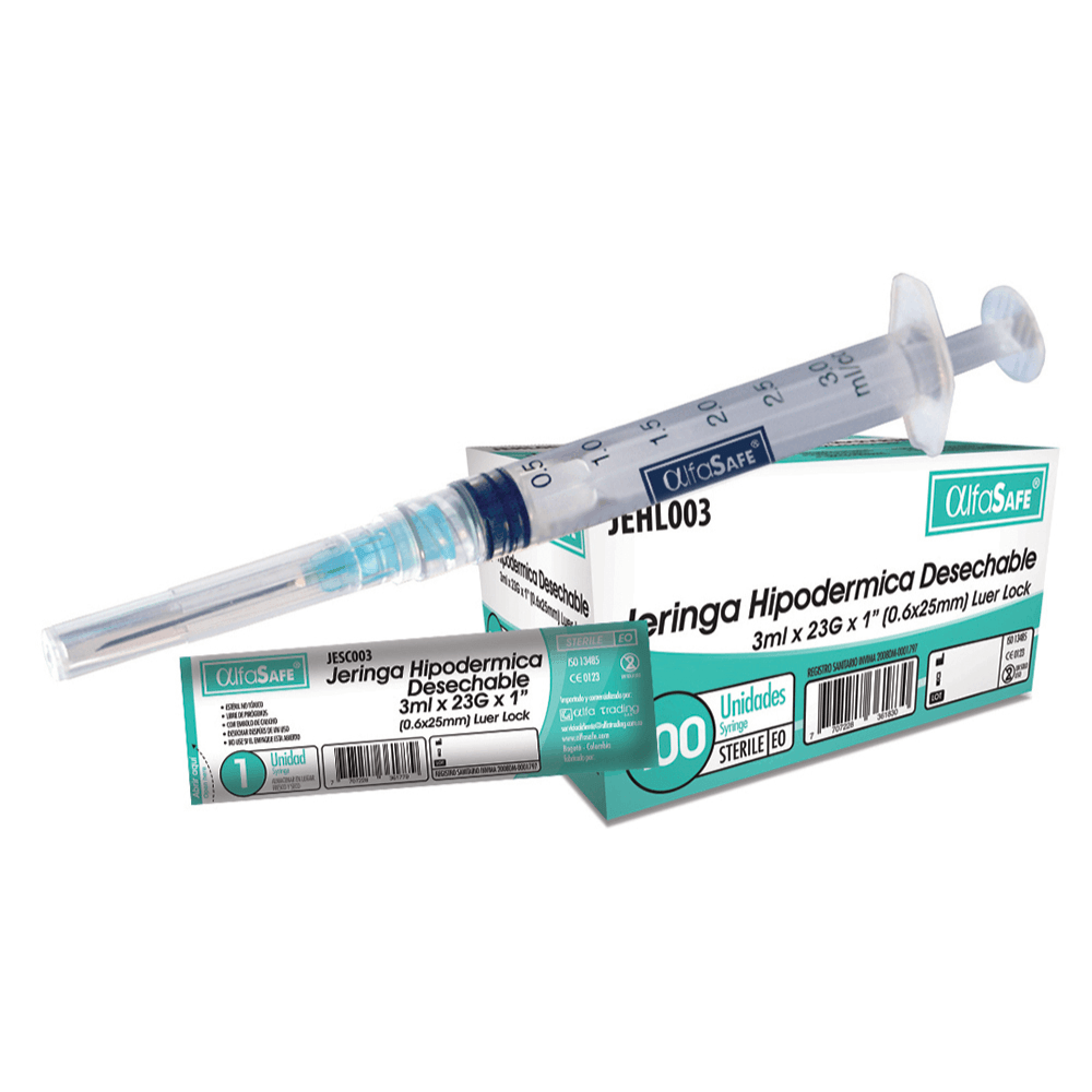 JERINGA ALFASAFE 3ML 3P 23X1