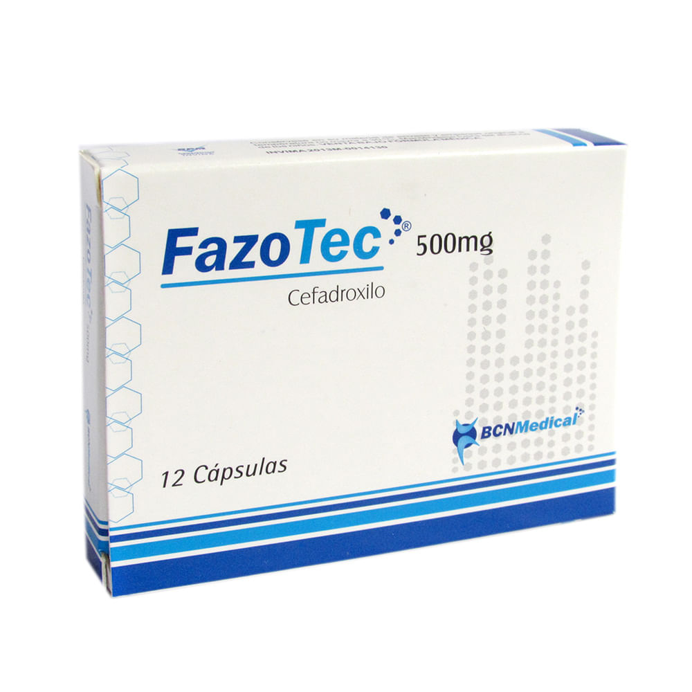 FAZOTEC 500 MG (CEFADROXILO)