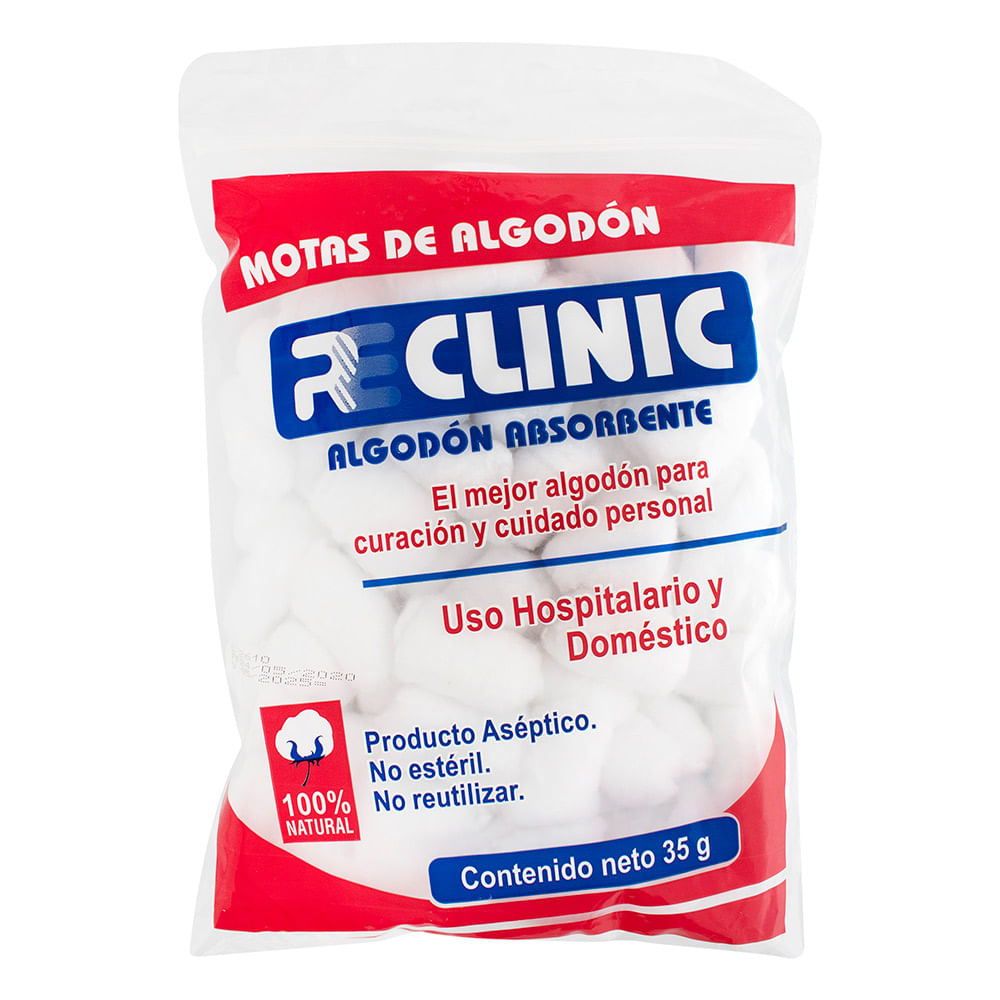 MOTAS DE ALGODON RECLINIC