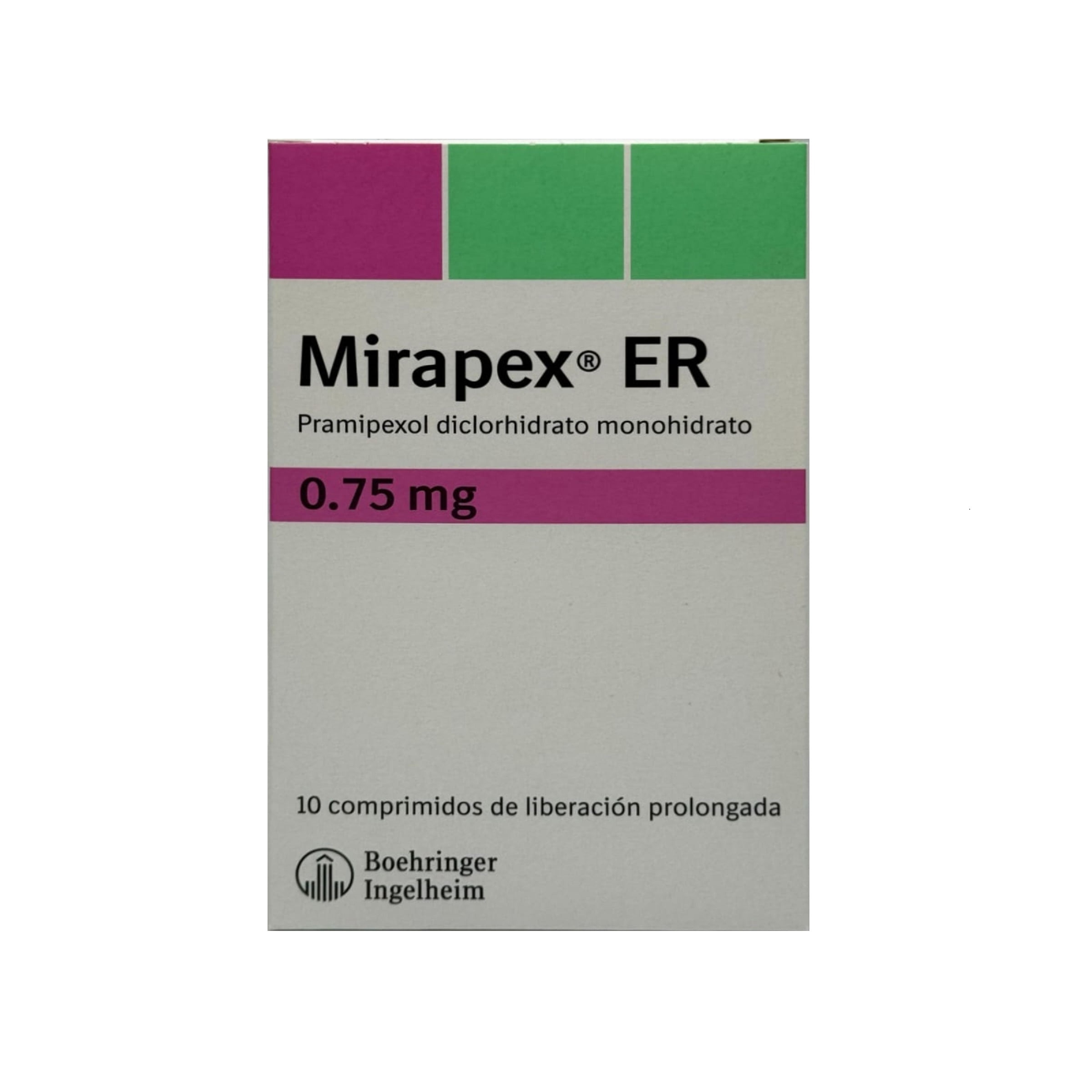 MIRAPEX ER 0.75 MG
