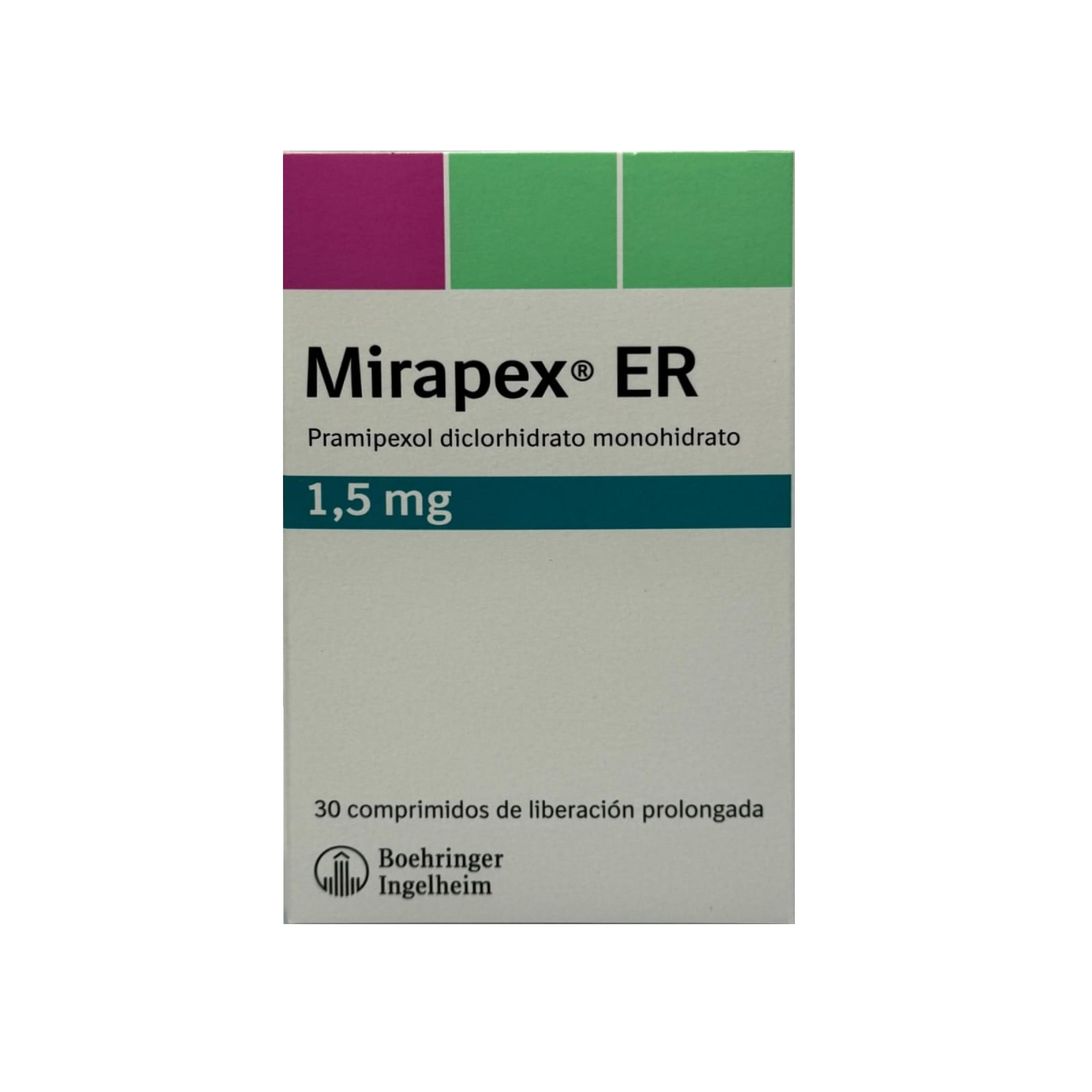 MIRAPEX ER 1.5 MG