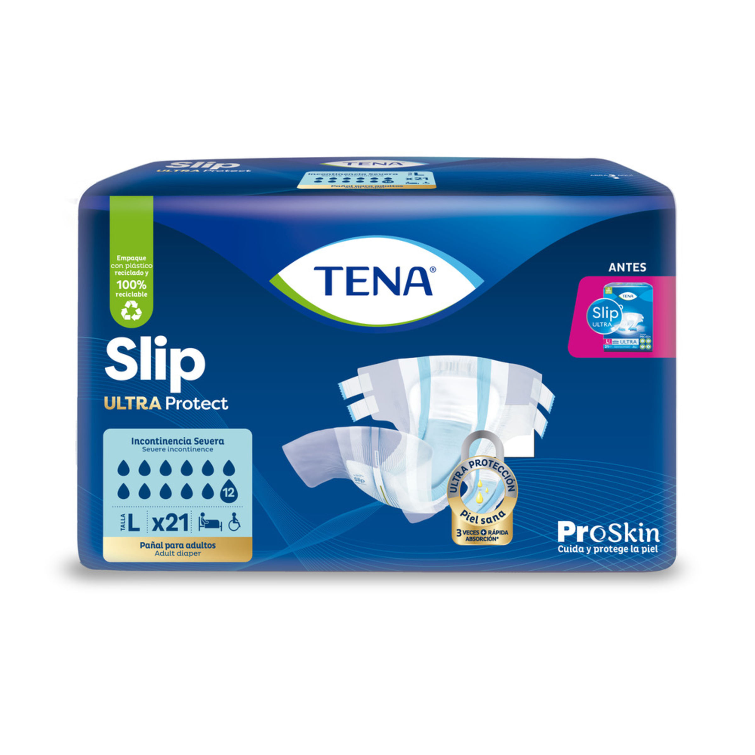 Pañal Adulto Tena Slip Ultra Protect L