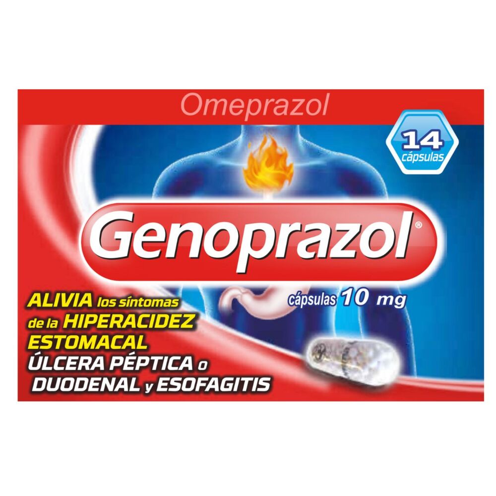 GENOPRAZOL CAPSULA OMEPRAZOL 10 MG