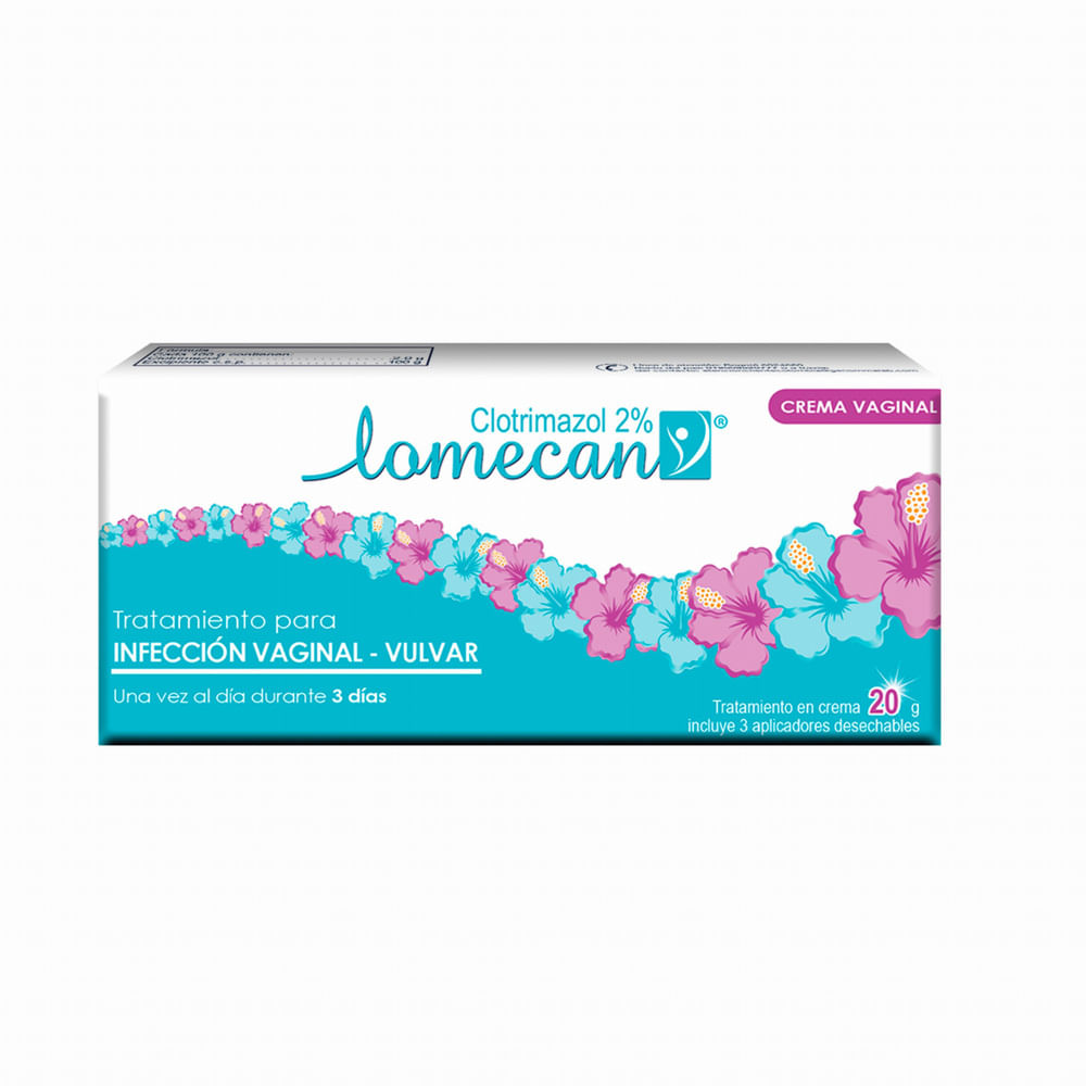 LOMECAN CREMA VAGINAL ANTIMICOTICO CLOTRIMAZOL