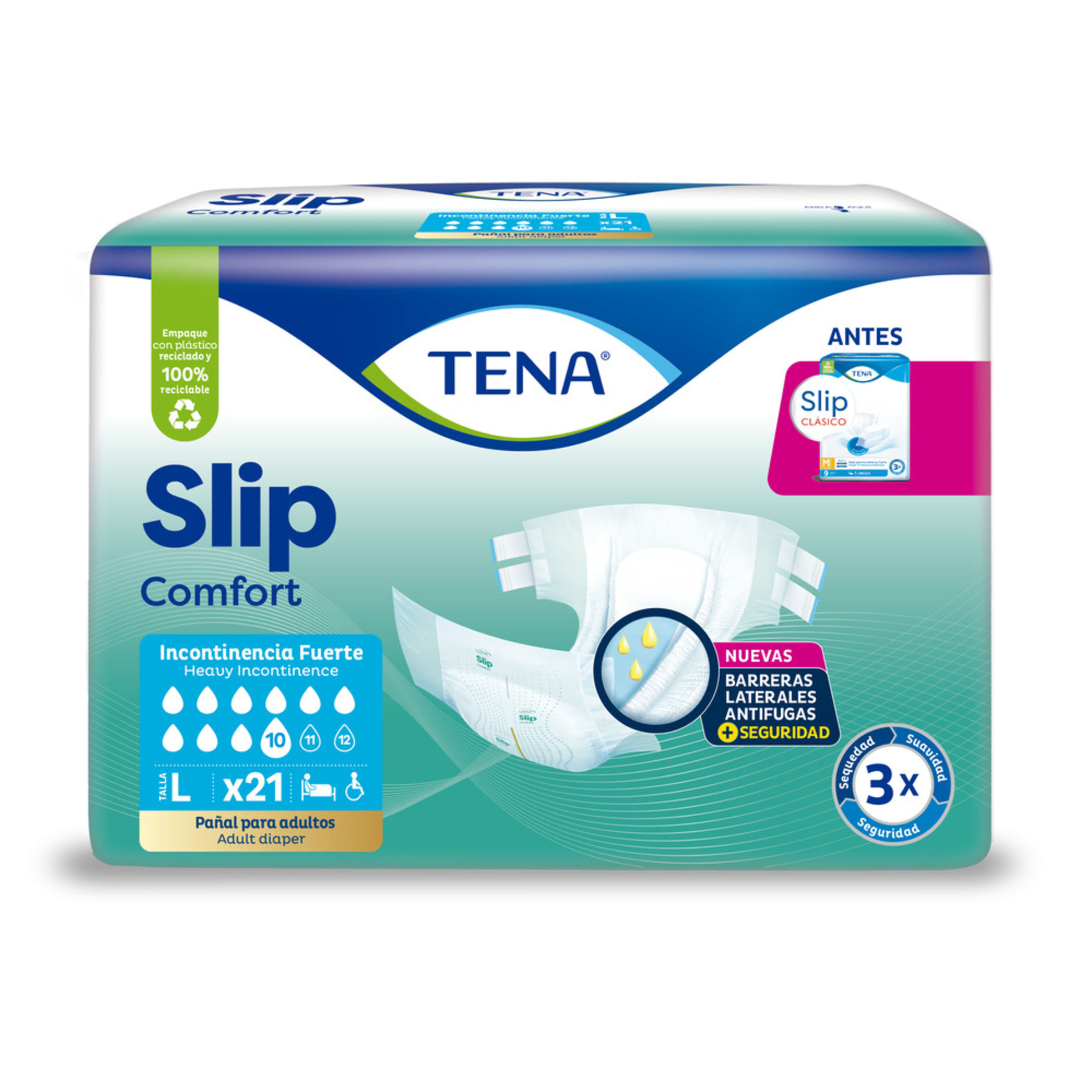 Pañal Adulto Tena Slip Comfort L