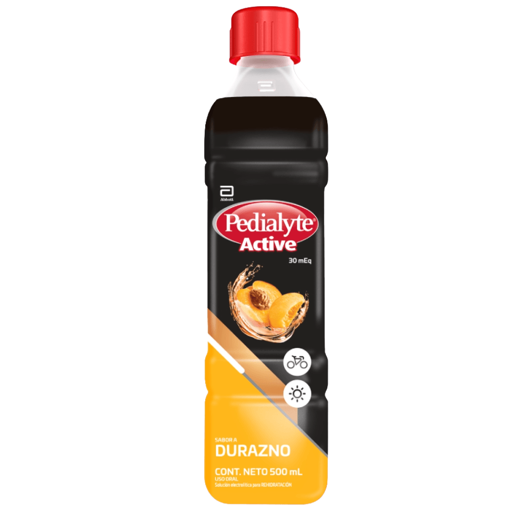 SUERO REHIDRATACION PEDIALYTE ACTIVE 30 DURAZNO