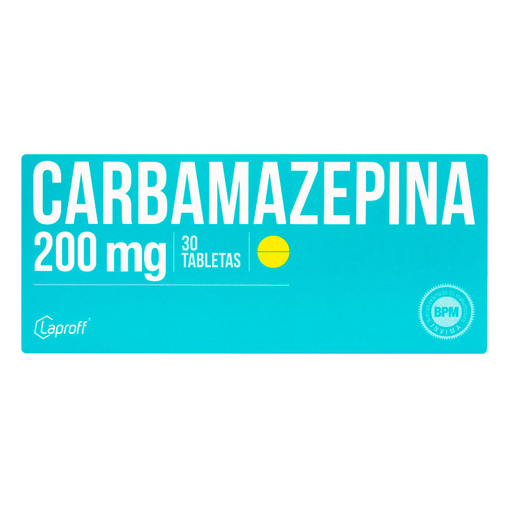 CARBAMAZEPINA DE 200 MG (LAPROFF)