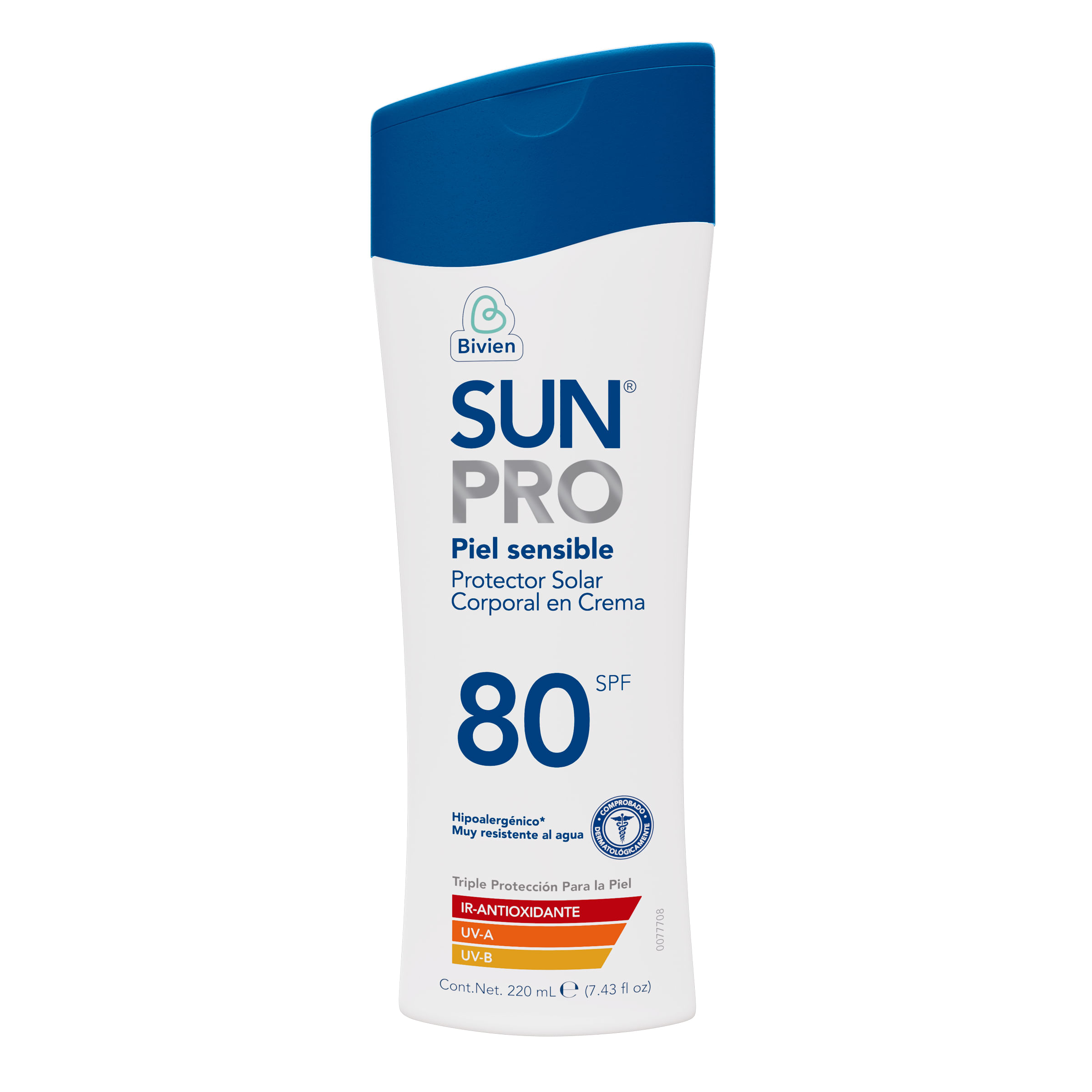 Protector Solar en Crema Sun Pro Piel Sensible Spf 80