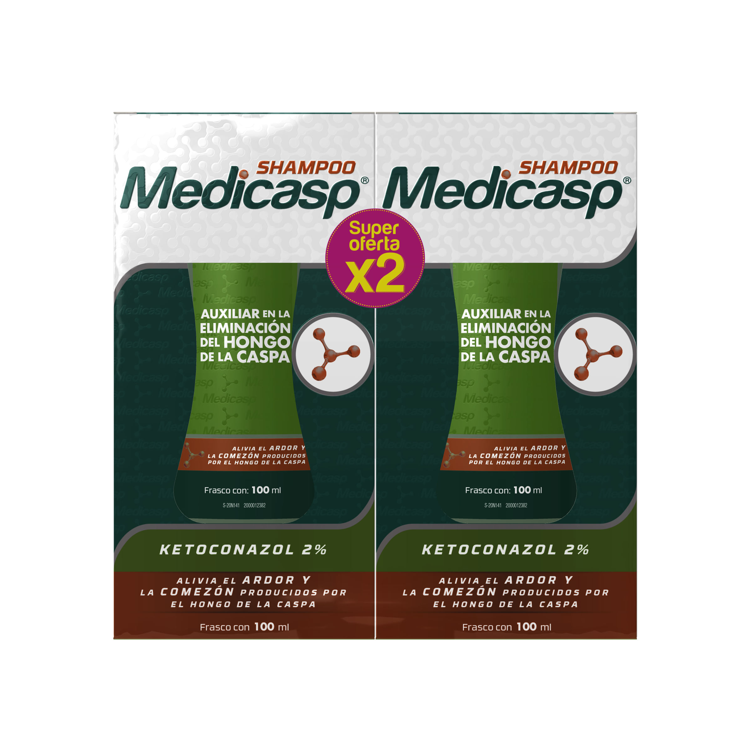 OFERTA MEDICASP CHAMPU CAPILAR ANTICASPA KETOCONAZOL