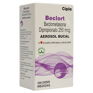 BECLORT 250 MCG (BECLOMETASONA)