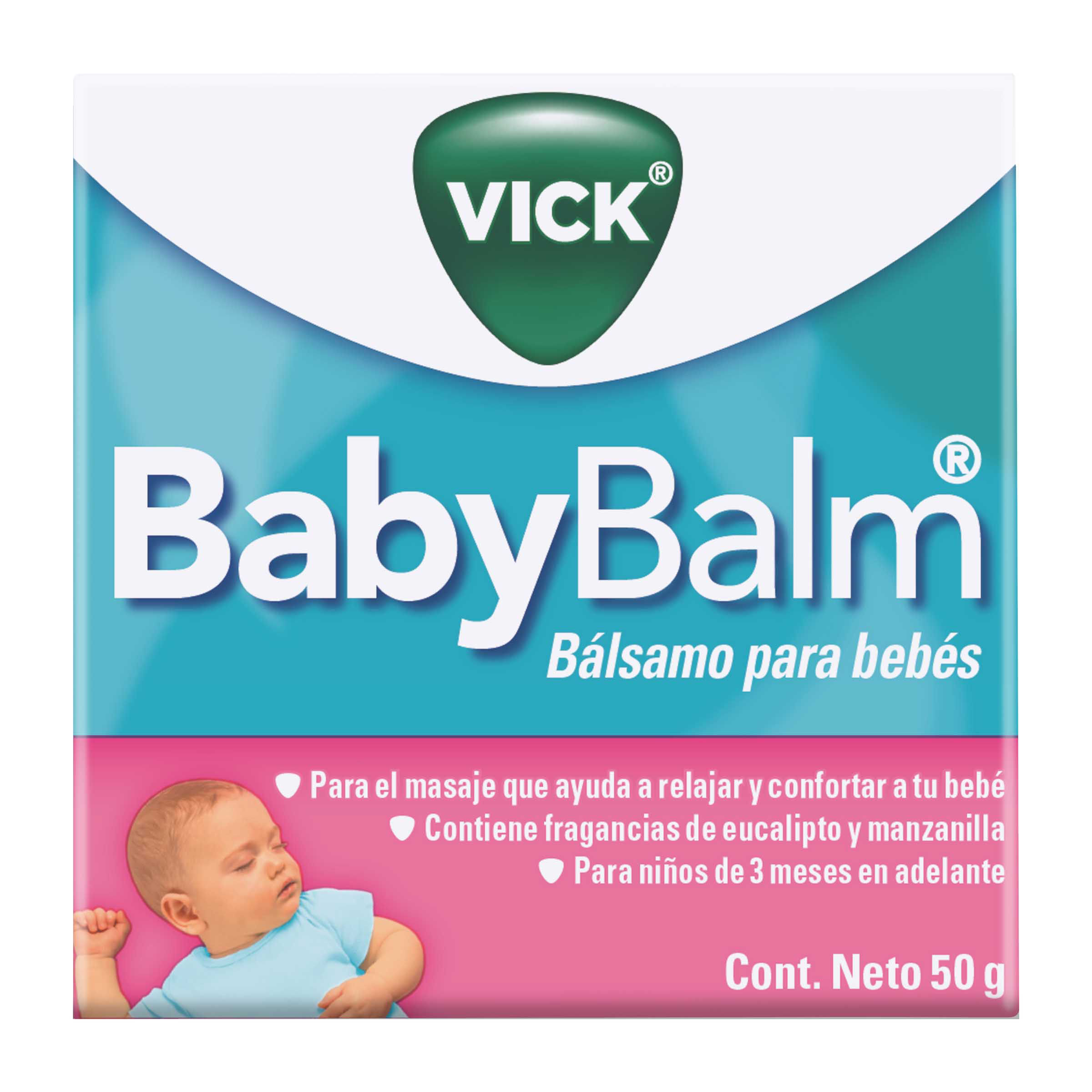 VICK BABYBALM BALSAMO RELAJANTE PARA BEBES A PARTIR DE LOS 3 MESES