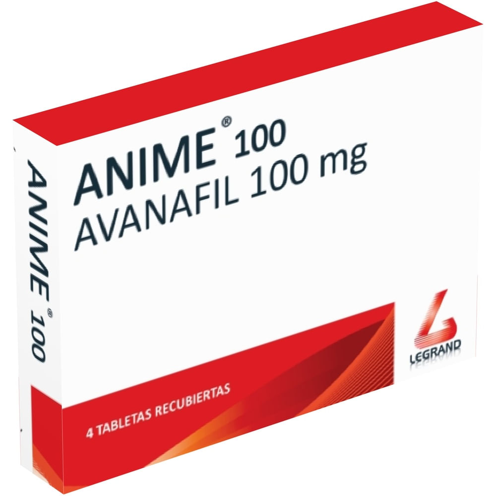 Anime 100mg Tableta Recubierta