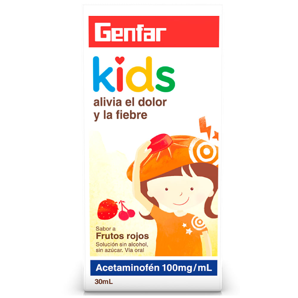 ACETAMINOFEN KIDS GOTAS 100 MG (GENFAR)