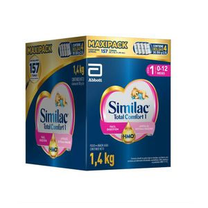 Fórmula Infantil Etapa 1 Similac Total Comfort 0-12 Meses Polvo Caja x 1400 gr