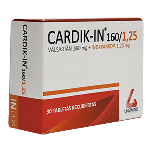 CARDIK-IN 160/1.25 MG