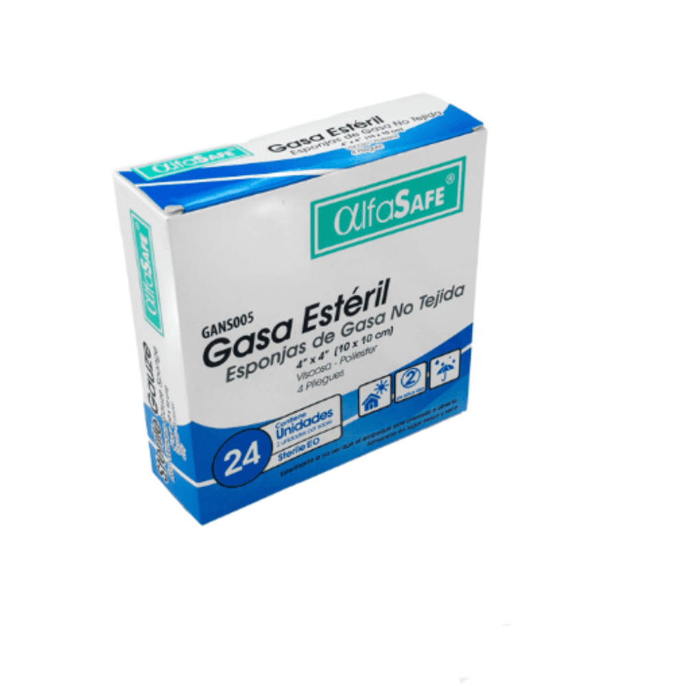 GASA ALFASAFE ESTERIL NO TEJIDA 4X4 ALFASAFE