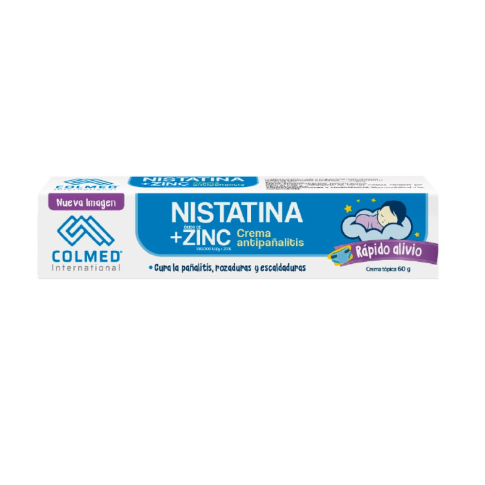 NISTATINA + OXIDO DE ZINC (COLMED)
