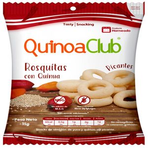 Rosquitas De Quinua Picantes Quinuaclub x 15 g
