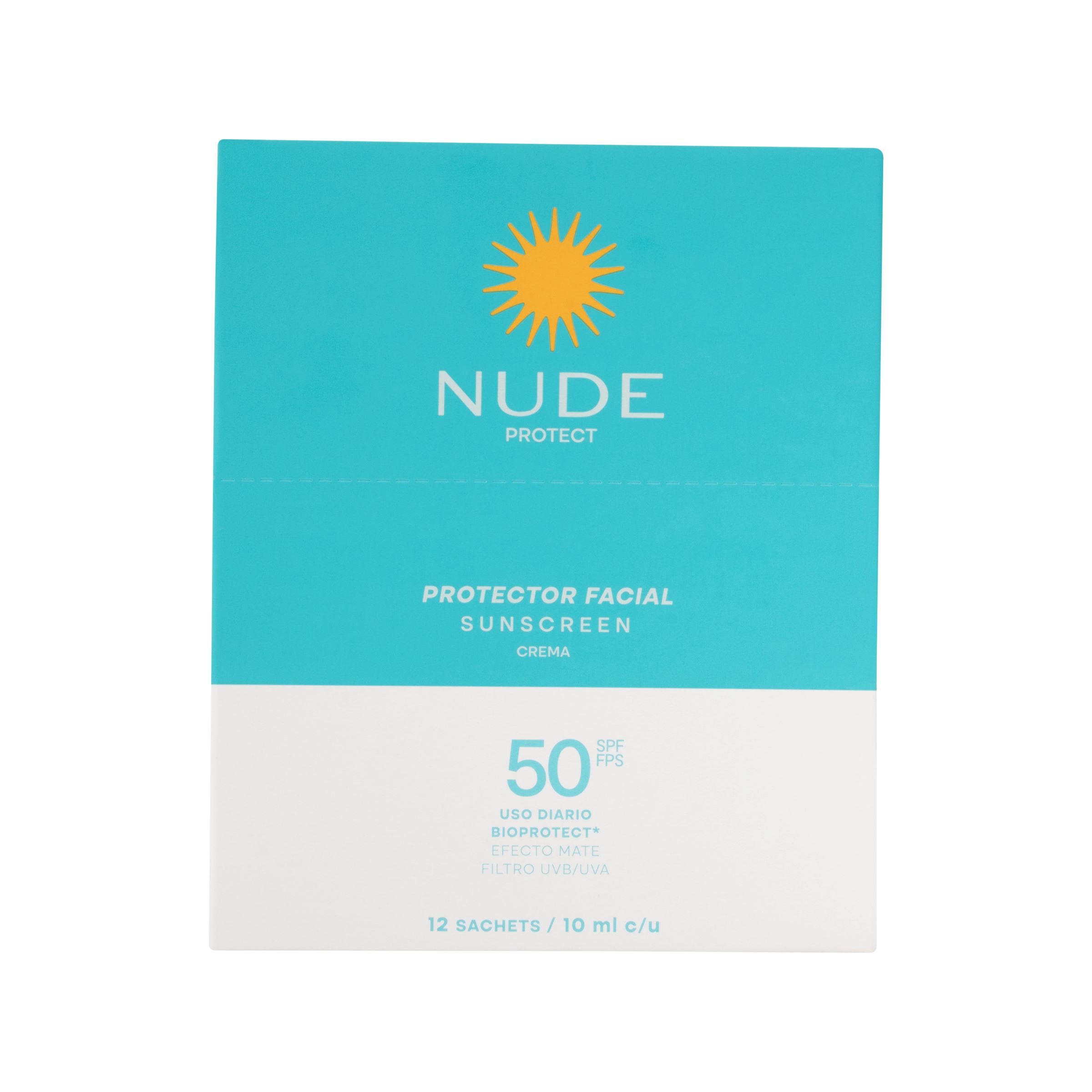 Protector Solar Nude Bioprotec Fps 50 Efecto Mate
