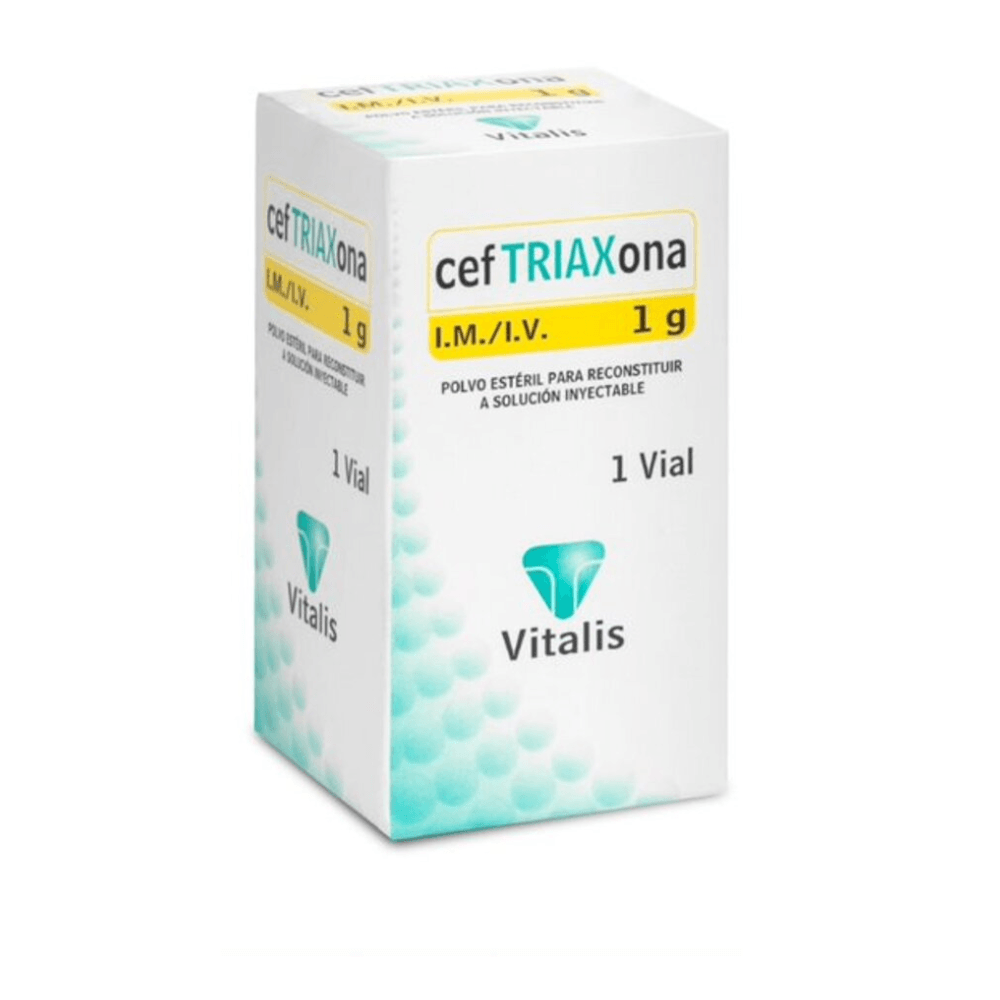 CEFTRIAXONA 1 GR I.M/I.V. (VITALIS)