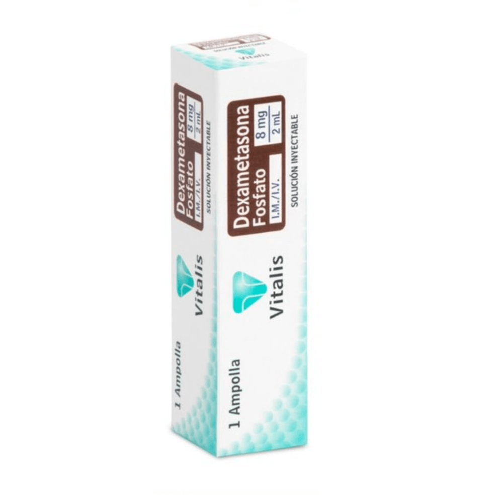 DEXAMETASONA FOSFATO 8 MG/2 ML (VITALIS)