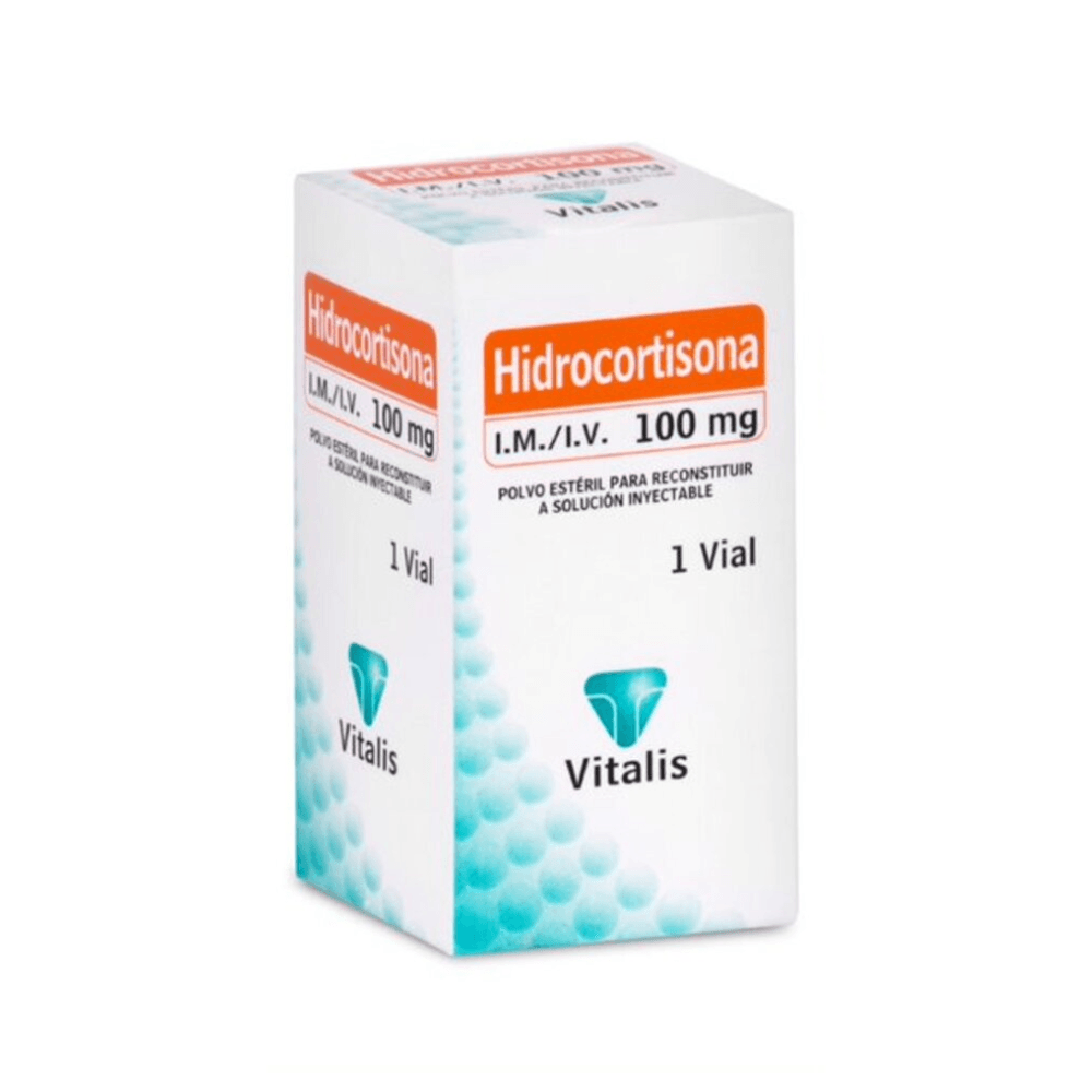 HIDROCORTISONA 100 MG I.M./I.V.(VITALIS)