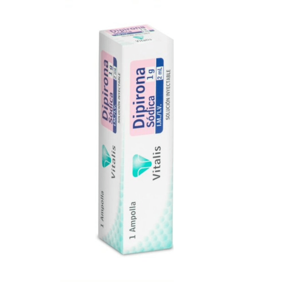 DIPIRONA SODICA 1 GR/2 ML I.M./I.V. (VITALIS)