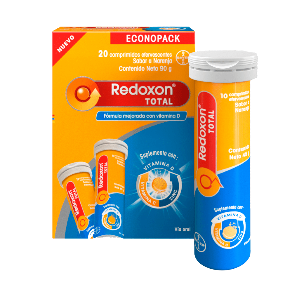 REDOXON TOTAL ECONOPACK TABLETA EFERVESCENTE