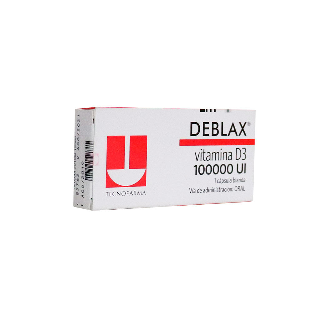 DEBLAX VITAMINA D3 100.000 UI