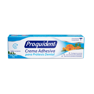 Crema Adhesiva Proquident Para Protesis Dental Menta