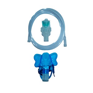 Kit Nebulizacion Pediatrico Elefante Azul