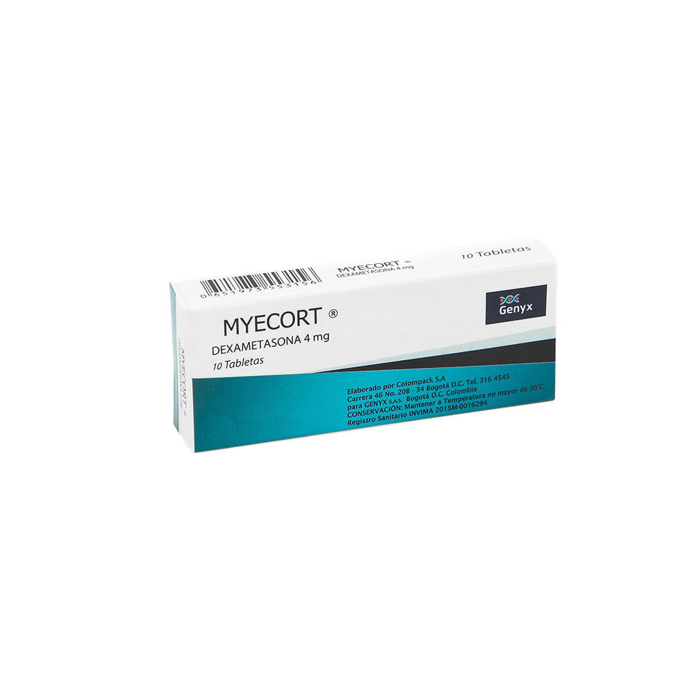 MYECORT (DEXAMETASONA) 4 MG